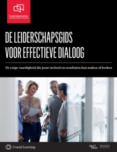 De leiderschapsgids voor effectieve dialoog De leiderschapsgids voor effectieve dialoog